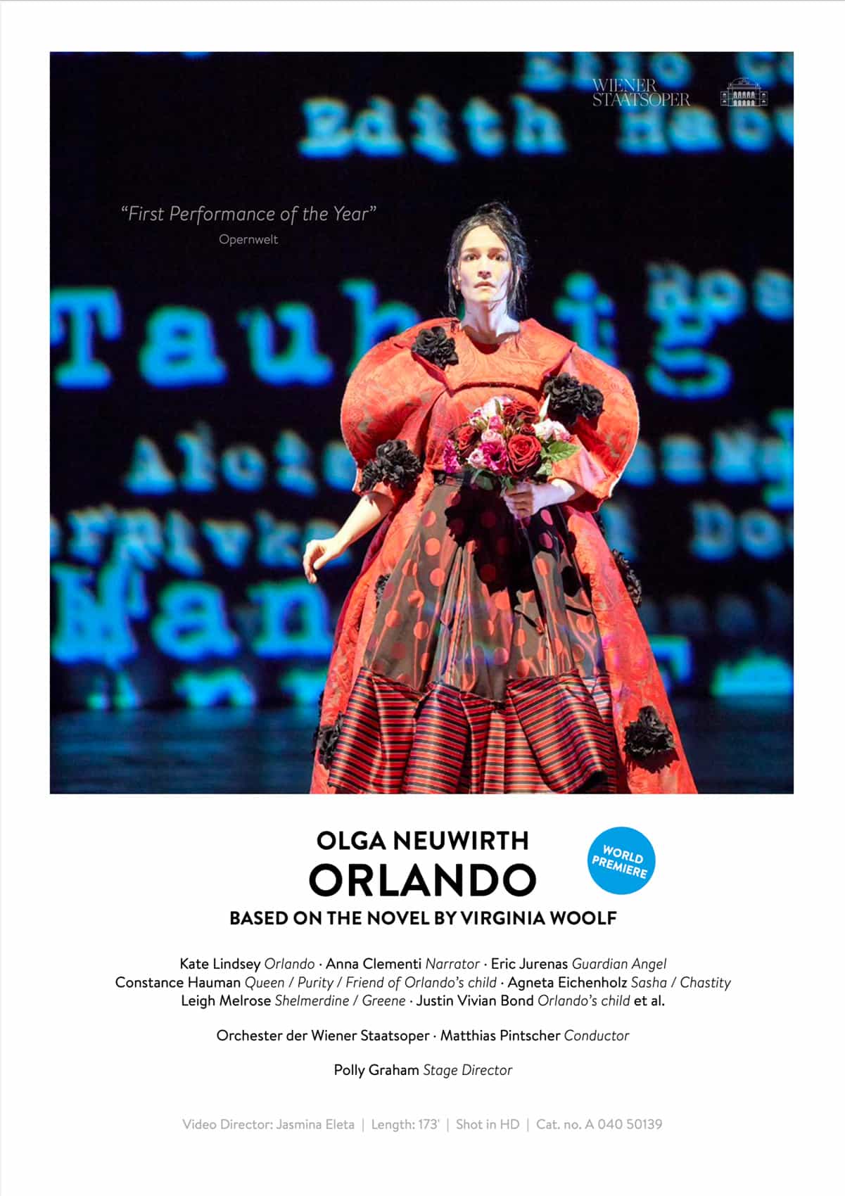 DVD-Rückseite zur Aufzeichnung der Oper "Frau ohne Schatten" von Richard Strauss, Bildregie Jasmina Eleta